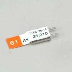 Futaba Ch 61 (35.010)FM Rx Xtl DC