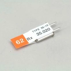 Futaba Ch 62 (35.020)FM Rx Xtl DC