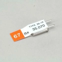 Futaba Ch 67 (35.070)FM Rx Xtl DC
