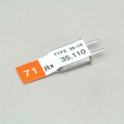 Futaba Ch 71 (35.110)FM Rx Xtl DC