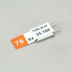 Futaba Ch 76 (35.160)FM Rx Xtl DC