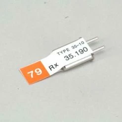 Futaba Ch 79 (35.190)FM Rx Xtl DC