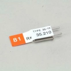 Futaba Ch 81 (35.210)FM Rx Xtl DC