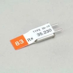 Futaba Ch 83 (35.230)FM Rx Xtl DC