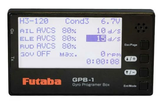 Futaba CGY760R - Gyro, Receiver (FASSTest/T-FHSS Air) & Governor With GPB-1 Programmer 2 Futaba CGY760R - Gyro, Receiver (FASSTest/T-FHSS Air) & Governor With GPB-1 Programmer - Image 2